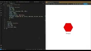 CSS Tutorial: Hexagon Shape 