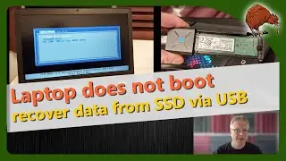 Computer does not start: Read out M-2 SATA / NVME via USB