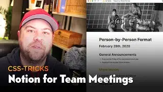 Notion for Team Meetings & Documentation