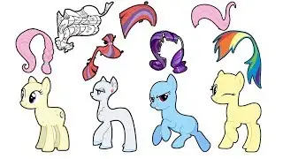 Paper Dolls My Little Pony   Making Colorful Gala Dresses