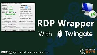 Multiple remote Desktop sessions via RDP wrapper with Twingate ZTNA access 