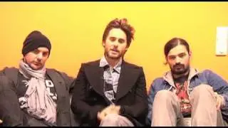30 Seconds to Mars wish you a merry Christmas and a happy New Year