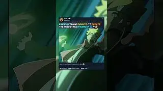 KAKASHI TRAINS BORUTO TO CREATE THE WIND STYLE RASENGAN 🤯🌪️
