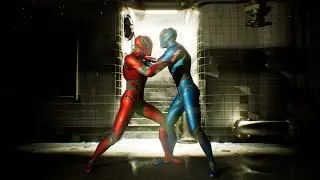 UE5 Lyra Subway Fight Scene | Unreal Engine 5