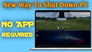 Enable Slide To Shutdown in Windows 10 and Windows 11