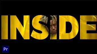 How to ADD a video inside your TEXT in ADOBE PREMI