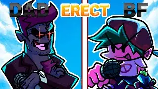 Friday Night Funkin' - High-Effort ERECT Dadbattle | Fanmade Erect (FNF Mod Hard/FNF Erect Version)