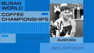 Jack Simpson, Australia | 2024 World Barista Championship | Round One