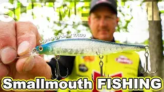 【Summertime】Summertime Smallmouth Fishing Tricks & Tech