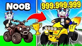 САМЫЙ БЫСТРЫЙ ГОНЩИК НА КВАДРОЦИКЛЕ В МИРЕ ЗА 1 СЕКУНДУ ОБГОНЯЮ ВСЕХ! ROBLOX ATV Race