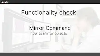 CAD Functionality check: Caddie .dwg Mirror Tool