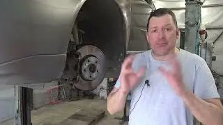 Замена рулевого наконечника. Обзор переднего тормоза и подкрылка, после ремонта. Volvo S80 II.