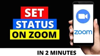 How to Set STATUS in ZOOM MEETINGS in 2022 - Android & ios iPhone ? ZOOM APP TRICKS AND TIPS