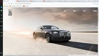 Simple web page design | Car showroom | Source code link in description