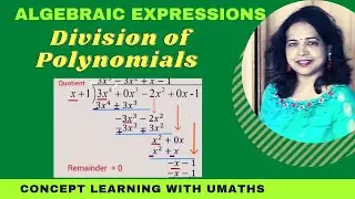 Class8 |Algebra |Degree of polynomials| Division of Polynomials | @umaths5809
