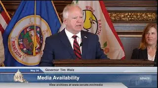 Media Availability: Governor Tim Walz, DFL Leaders Discuss the State's New Budget - 05/24/23