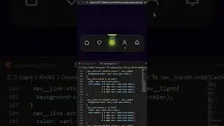 🔥Make a Micro CSS Navbar Animation #coding #webdeveloper #programming #frontendprojects #css