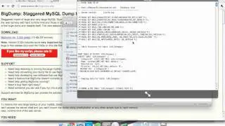 Import Large SQL Databases with Big Dump