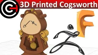 Cogsworth Part 1 - 3D Modeling with Fusion 360 & ZBrush