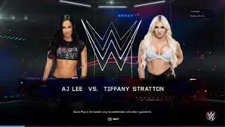 WWE 2K23 - AJ Lee vs. Tiffany Stratton (Online Match)
