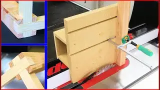 Vertical Table Saw Jig - Tenon Jig