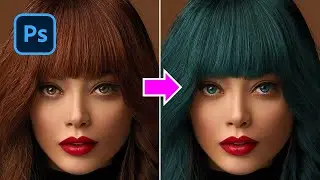 Hair Color Change In Photoshop 