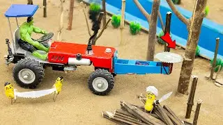 DIY How To Make a wood Saw science project #3 | diy modern Agricultural machine | @Sunfarming