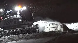 Prinoth New Leitwolf LT X Pushing Snow in Livigno - Part.2