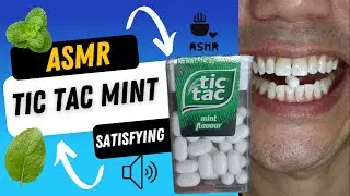 tic tac mint flavour 🥶❄️☃️ ASMR 