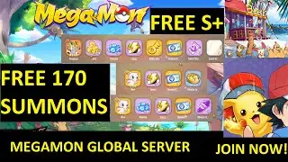 Megamon global giftcode Finally Revealed | FREE S+ Pokemon | Redeem Code | Megamon Global Server