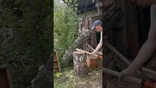 Топор колун и дрова
