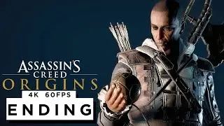ASSASSINS CREED ORIGINS ENDING Walkthrough Gameplay - (4K 60FPS) - No Commentary