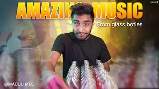 Amazing music from glass bottles