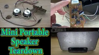 Mini Portable Speaker Teardown