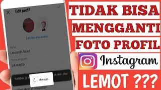 How to fix can't change Instagram profile photo