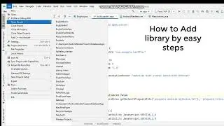 How to add library in android studio | Adding library in android studio