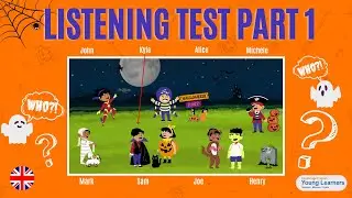 Halloween English listening practice for the Cambridge Exams.