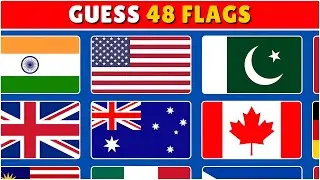 🌍 Guess the Country by Its Flag! | Ultimate 48 Flags Quiz Challenge 🚩 | Flag Quiz