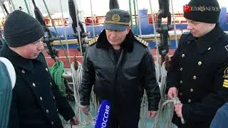 Учебный парусник «Паллада» вышел в первый рейс 2018 года