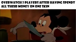 overwatch 2 players after having spendt all their money on one skin