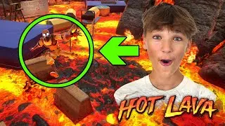 SimasGamer and SgDad Speedrunning Hot Lava!