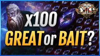 [PoE 3.25] I Did x100 UBER Shaper, Here is LOOT - GREAT or BAIT? - Path of Exile Farm Test