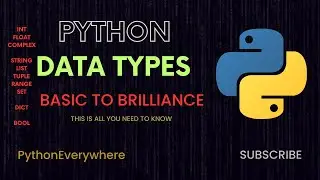 MASTERING PYTHON DATATYPES EVERYTHING BEGGINER TO ADVANCE COMPLETE GUIDE  #python #learnpython