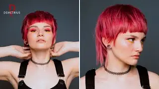 MALLET HAIRCUT | WOMEN'S HAIRCUT | DEMETRIUS TECHNIQUE | ENG SUBS