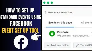 How to set up standard events using Facebook event set up tool