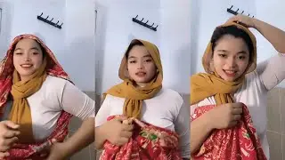 Bunda jilbab cantik tidak pakai bh