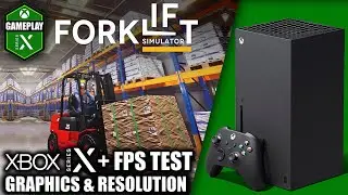 Forklift Simulator  - Xbox Series X Gameplay + FPS Test