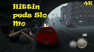 Hitting 5 Pedestrians Slow motion Mafia 2 Definitive Edition 