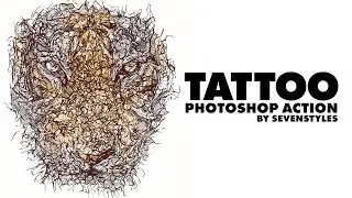 Tattoo Photoshop Effect Tutorial | Automatically create stylish artwork
