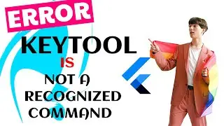 KEYTOOL NOT RECOGNIZED COMMAND Error